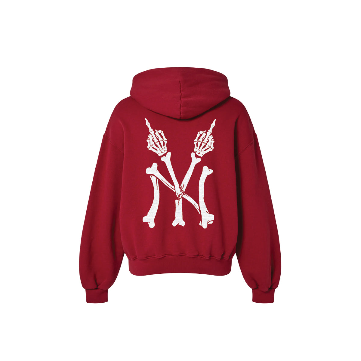 NYFC Middle Finger Hoodie (red)