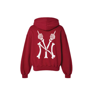 NYFC Middle Finger Hoodie (red)