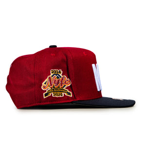 N Y Oct $22 Day (burgundy/navy)