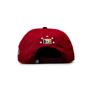N Y Oct $22 Day (burgundy/navy)