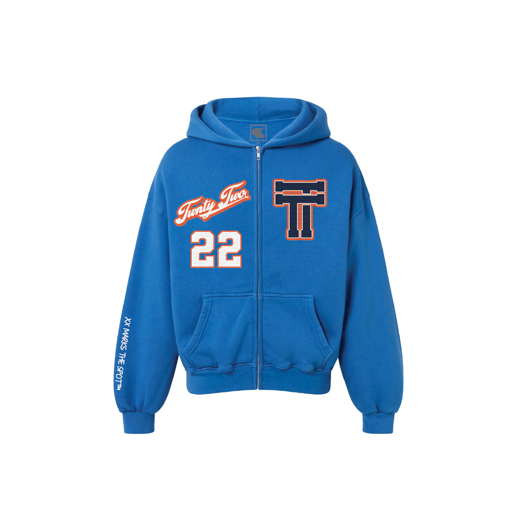 TWNTY-TWO®️ TT ZIPUP Hoodie (royal)